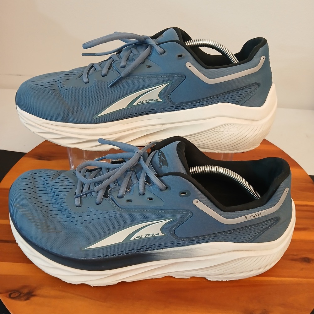 Altra Via Olympus Mens 12.5 Blue Running Shoes Sneakers Athletic AL0A82BW419